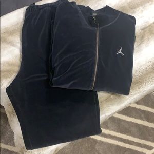 Men's Velour Jordan Sweatsuit